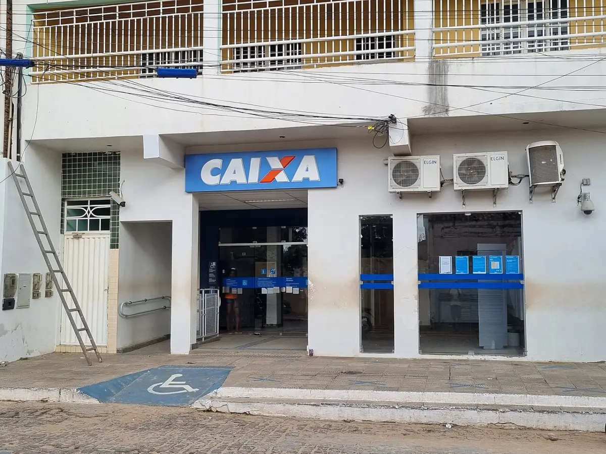 Foto: Agência da Caixa Econômica Federal em Paratinga. Foto de 21 de janeiro de 2023.