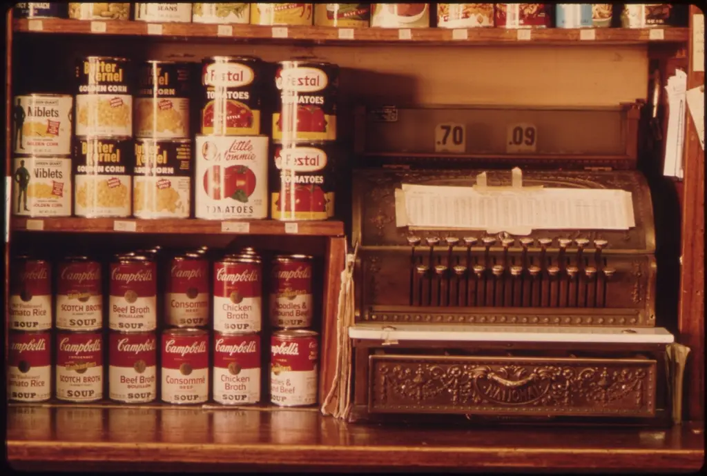 Foto: Old Style Cash Register Canned