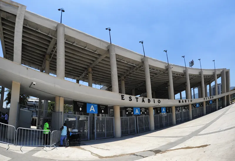 Foto ilustrativa: Fachada do estádio do Maracanã