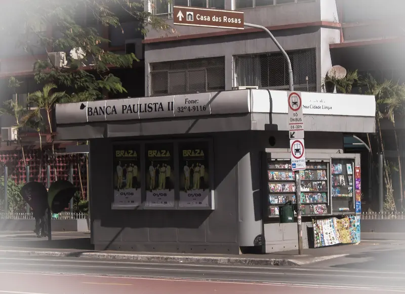 Foto ilustrativa: Banca de jornal em São Paulo