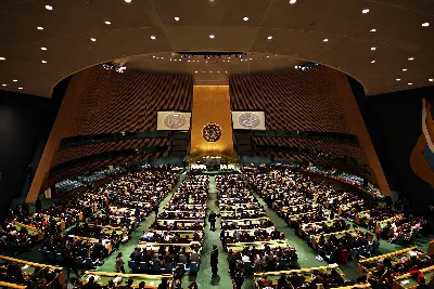 Foto ilustrativa: Salão da Assembleia Geral das Nações Unidas